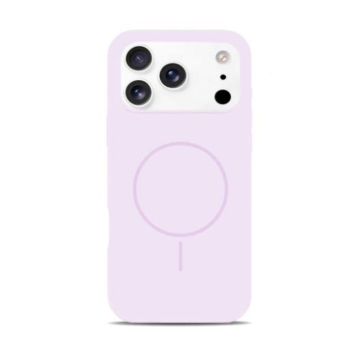 Cover silicone serie MAGSILK per iPhone 17 Pro Max Lilla